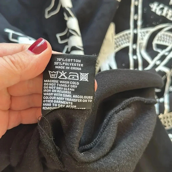 Killstar Occult Youth Satanic Gothic Punk Baphomet Pullover Hoodie Sz M - Picture 11 of 11